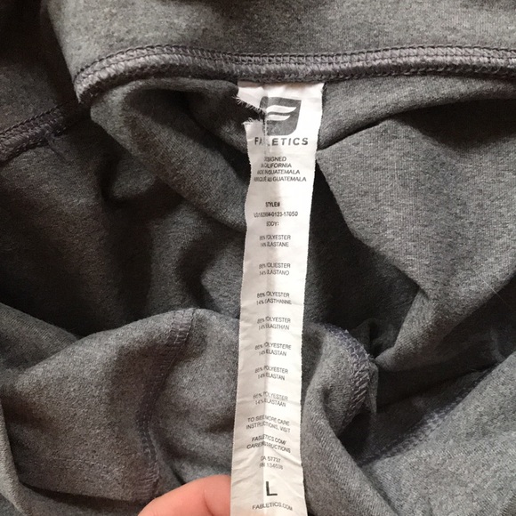 Fabletics Heather Grey Leggings - Picture 2 of 3